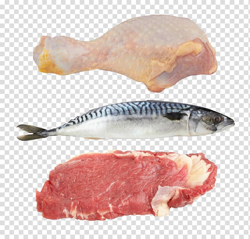 Sashimi Chicken meat Fish Red meat, meat transparent background PNG clipart