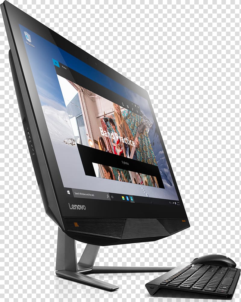 Lenovo Ideacentre 700 Desktop Computers All-in-one Computer Monitors, Intel 4004 Computer transparent background PNG clipart