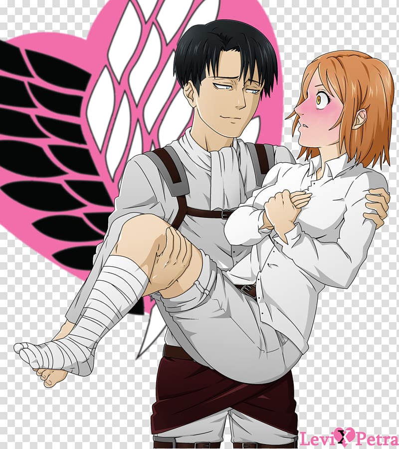 Eren Yeager Levi Attack on Titan Anime Petra, Anime transparent background PNG clipart