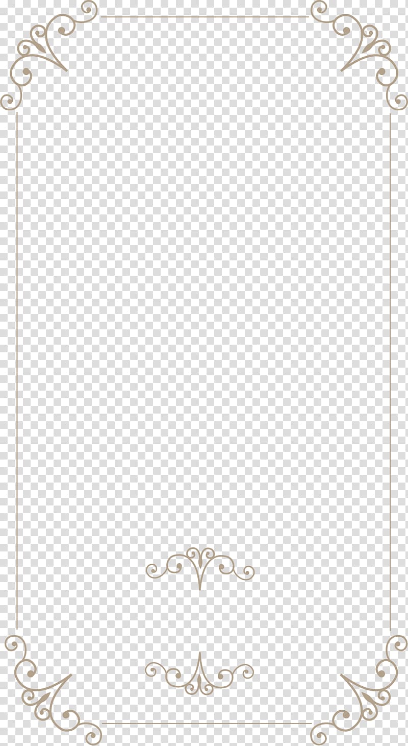 simple border transparent background PNG clipart