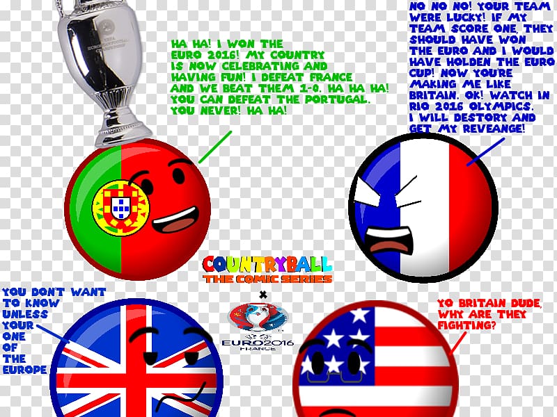 Portugal national football team UEFA Euro 2016 Polandball Portuguese Empire, Britain transparent background PNG clipart