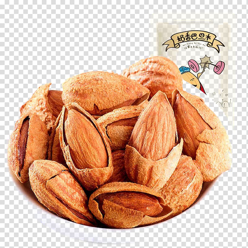Almond Nut Vegetarian cuisine Food Dried fruit, Almond Food background transparent background PNG clipart