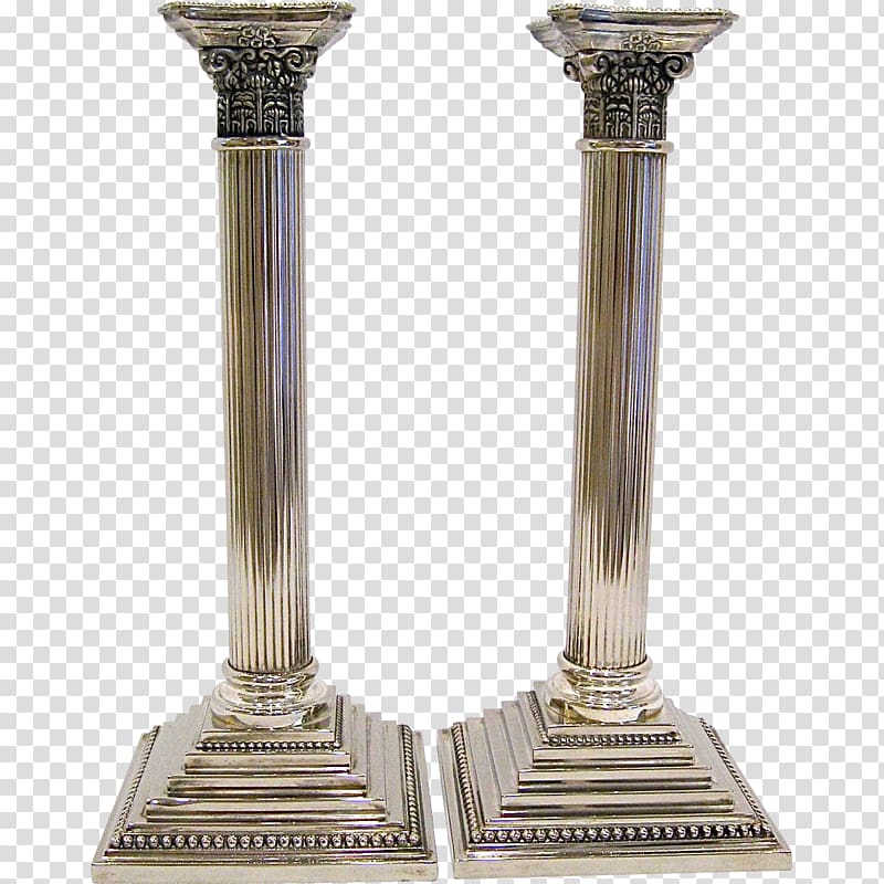 Nickel silver Brass Household silver Sterling silver, column transparent background PNG clipart