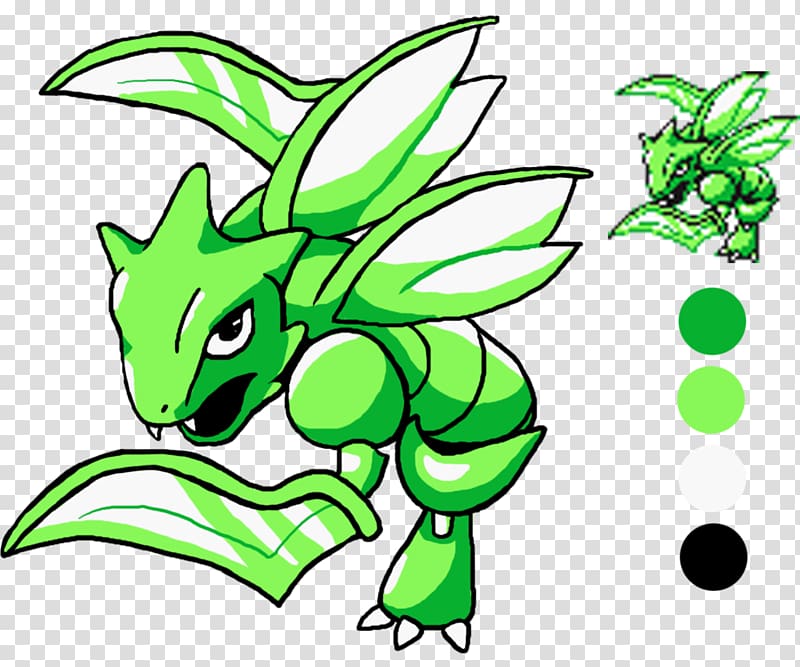 Pokémon Red and Blue Pokémon Yellow Pokémon FireRed and LeafGreen Scyther Sprite, sprite transparent background PNG clipart