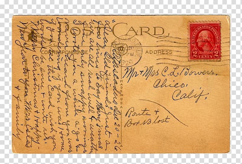 Paper Post Cards Wedding invitation Letter, vintage card transparent background PNG clipart