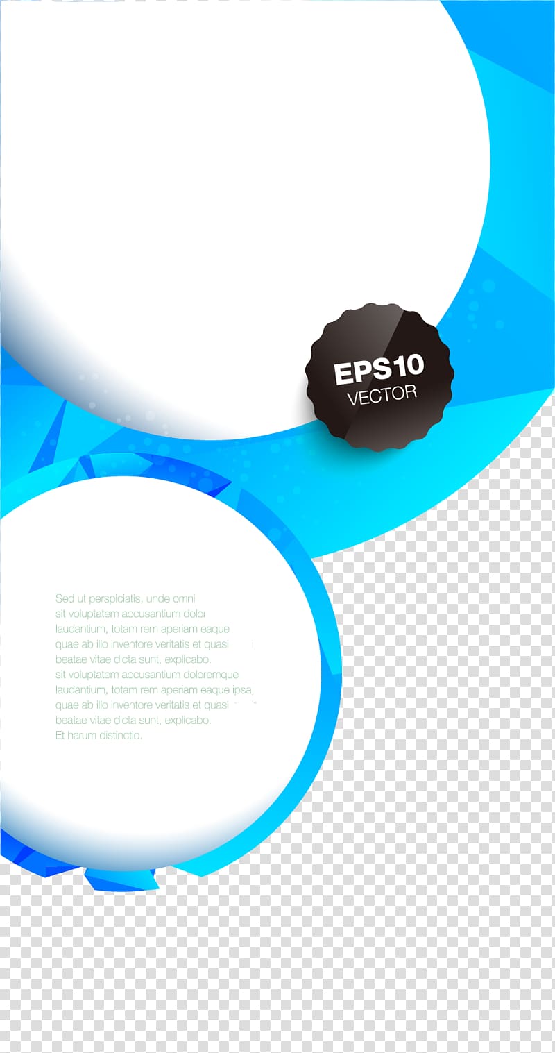 Blue Graphic design, Science and Technology blue border material ...