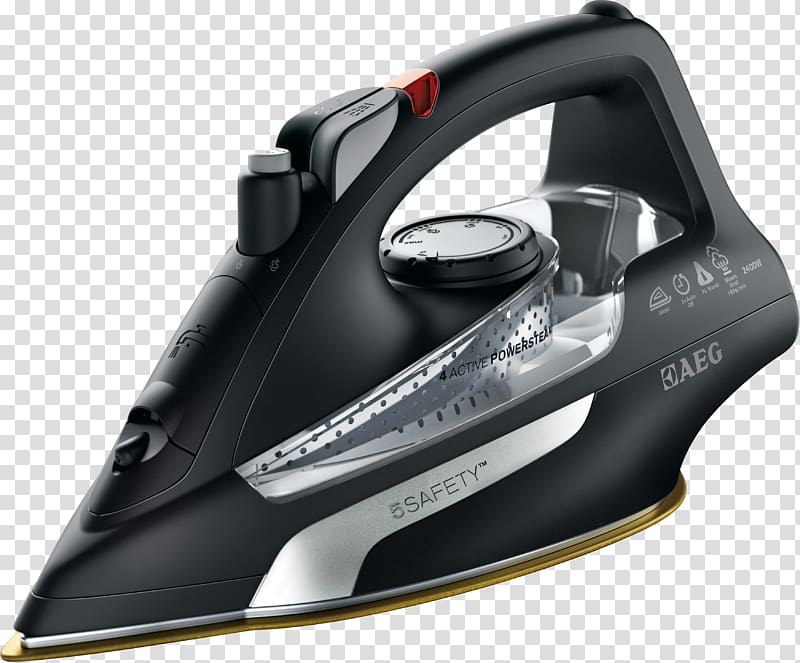 Clothes iron Electrolux Ironing AEG Home appliance, iron transparent background PNG clipart