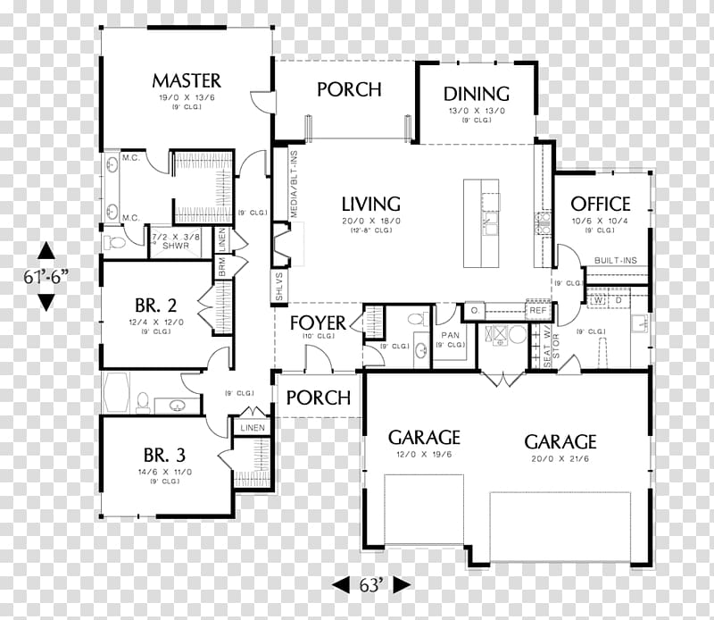 House plan Floor plan Square foot, house transparent background PNG clipart