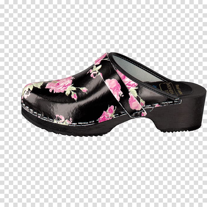 Clog Shoe Crocs Sandal Mule, fuchsia block heel shoes for women transparent background PNG clipart