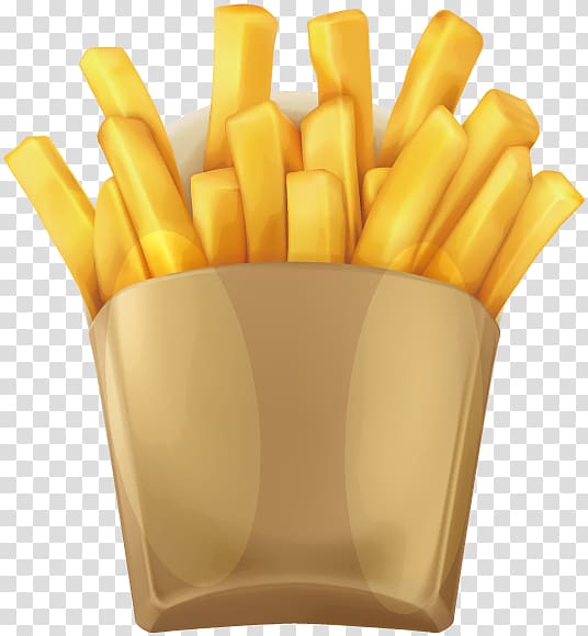 French fries French cuisine Buffalo wing Fast food , painted fries transparent background PNG clipart