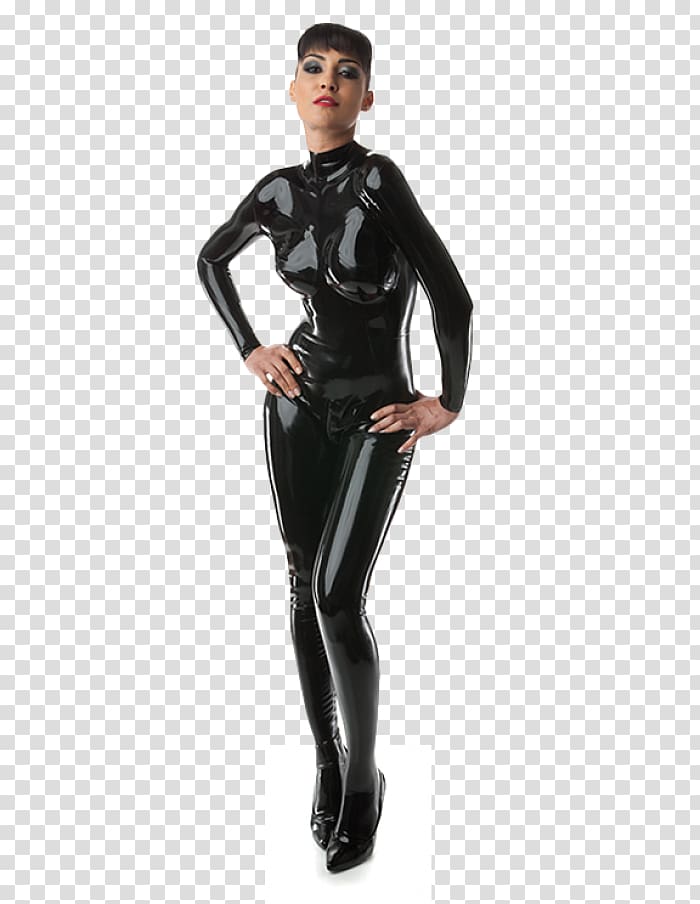 Latex clothing Catsuit Blouse, shirt transparent background PNG clipart