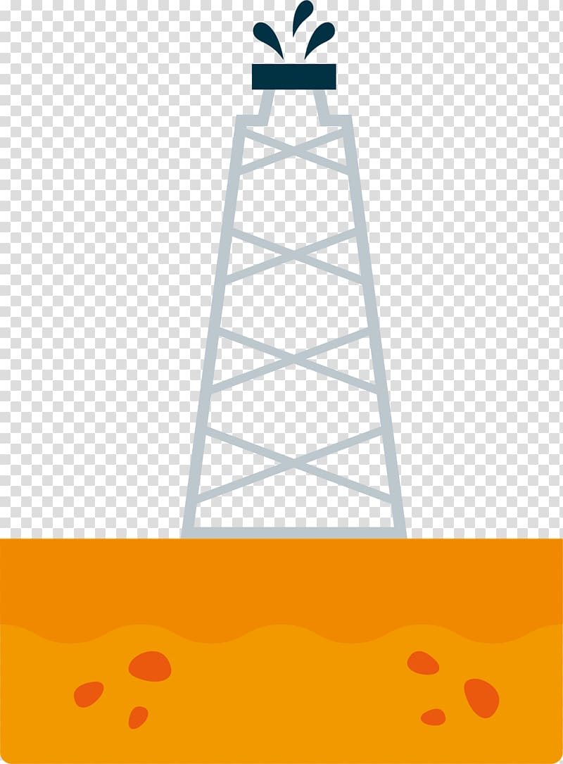 Petroleum Oil platform Oil field Oil well, Oil industry derrick Icon transparent background PNG clipart