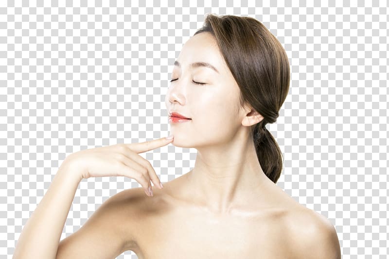 woman illustration, Skin care Facial Icon, Skincare model transparent background PNG clipart