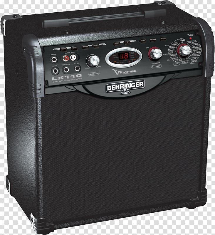 Guitar amplifier Audio Bass amplifier Bass guitar, guitar amp transparent background PNG clipart