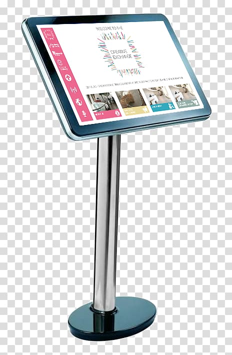 Interactive Kiosks Retail Service Advertising, Interactive Kiosk transparent background PNG clipart