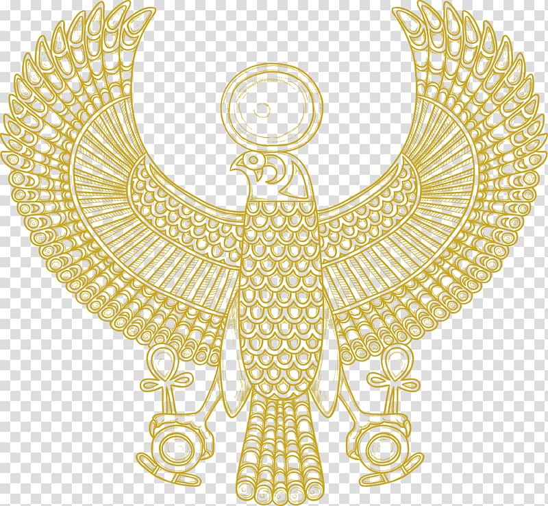 Designer, Hand-painted Eagle Totem transparent background PNG clipart