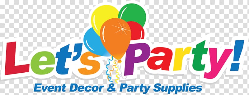 Lets Party Logo Bultman Drive Brand, party decoration box transparent background PNG clipart