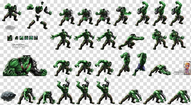 Hulk PlayStation Marvel: Avengers Alliance Iron Man Sprite, Hulk transparent background PNG clipart