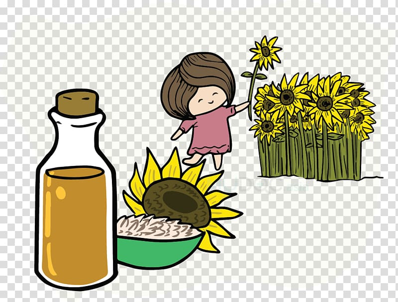 Canola Food Cooking Oils Sunflower oil, sunflower oil transparent background PNG clipart