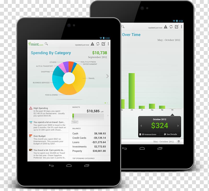Nexus 7 Android Mobile app development, Mint transparent background PNG clipart