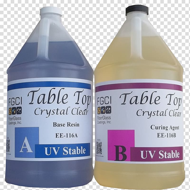 Glass fiber Epoxy Resin Coating Table, gallon transparent background PNG clipart