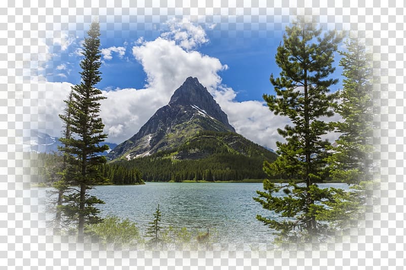 Glacier National Park Glacier County, Montana Lake Desktop Nature, natural landscape transparent background PNG clipart