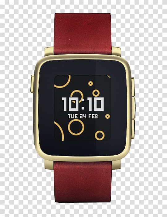 Pebble Time Steel Smartwatch, watch transparent background PNG clipart