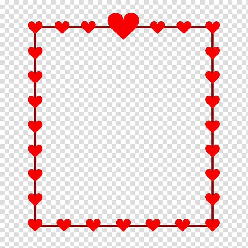 Borders and Frames Heart Open Free content, red heart frame transparent background PNG clipart