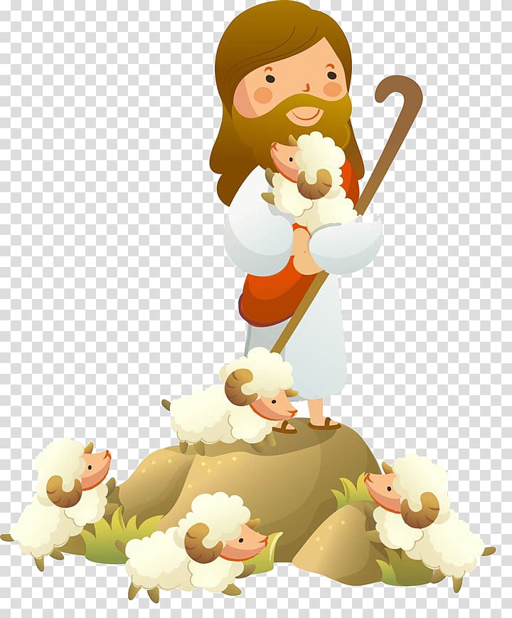 Sheep , Brown hair wise man transparent background PNG clipart