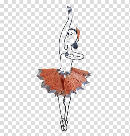 Pencil Drawing Art Creativity Illustration, Creative Ballet transparent background PNG clipart