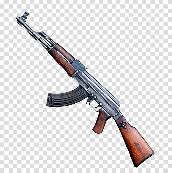 brown and black AK-47 rifle, AK-47 Icon, AK-47 transparent background PNG clipart
