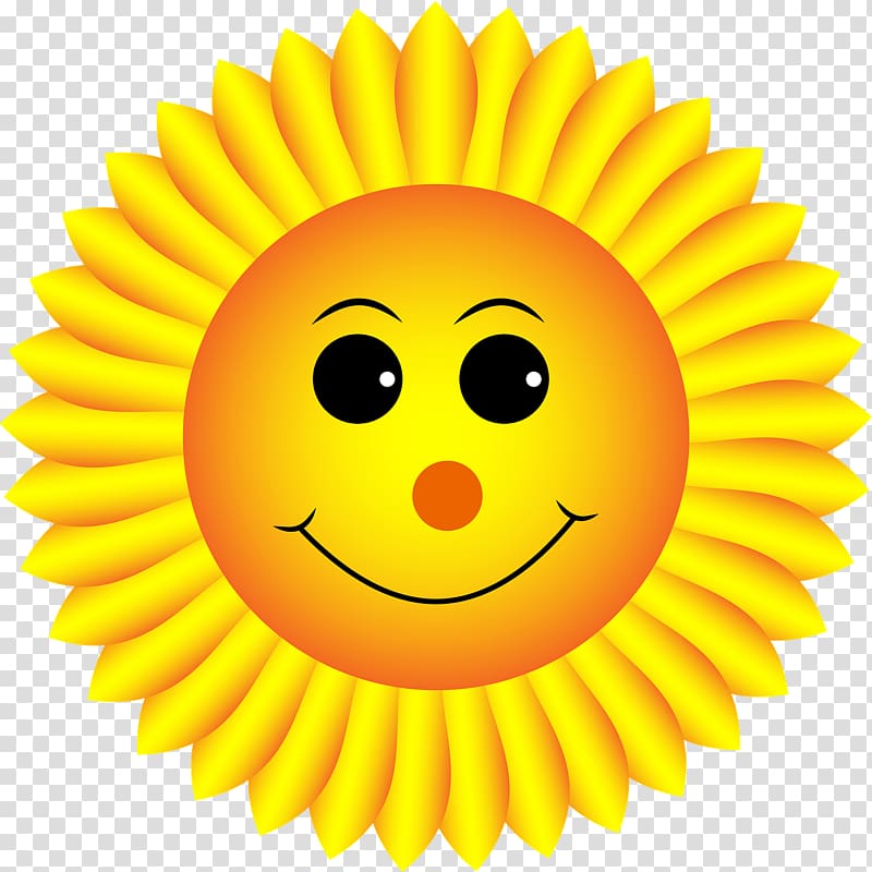 Smiley Emoticon , Smile sunflower transparent background PNG clipart