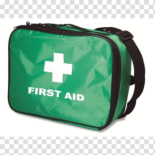 Medical bag First Aid Supplies First Aid Kits Green, bag transparent background PNG clipart