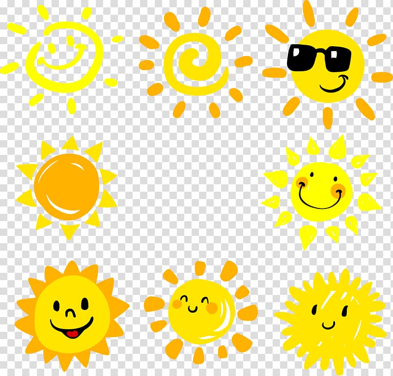 Light Sun, Cartoon sun transparent background PNG clipart
