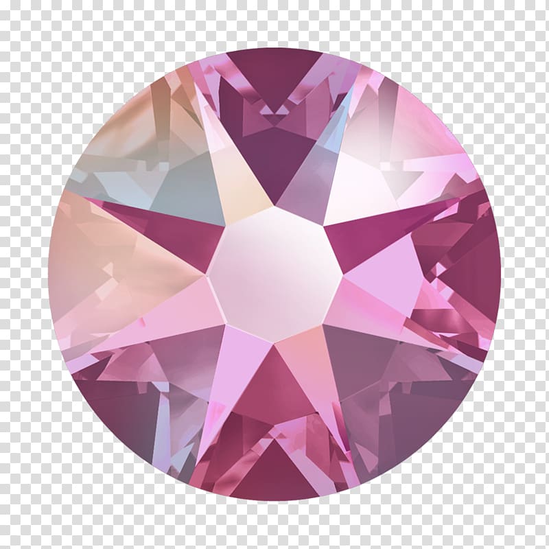 Imitation Gemstones & Rhinestones Rose Swarovski AG Light Crystal, diamond crystallization transparent background PNG clipart