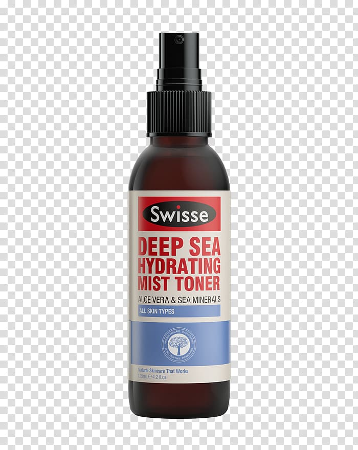 Toner Facial Swisse Skin care Moisturizer, sea spray transparent background PNG clipart