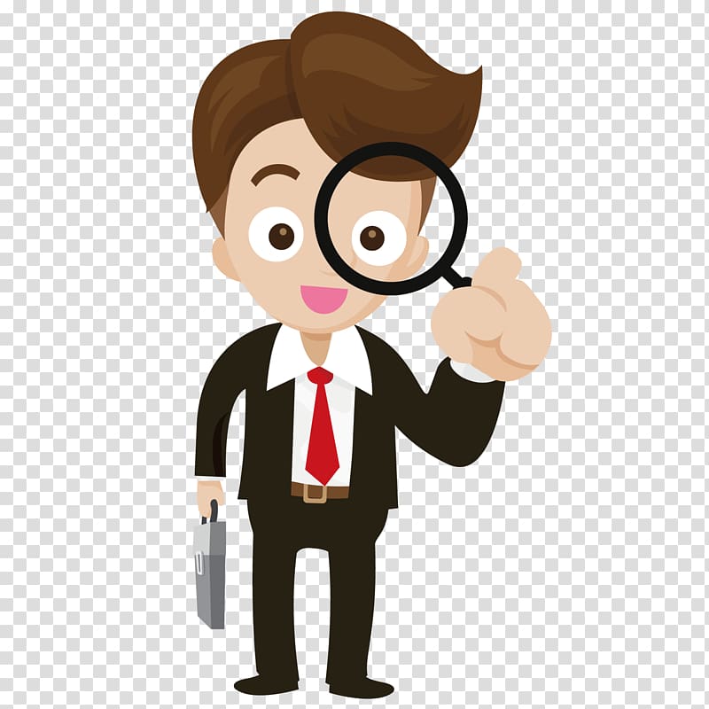 Magnifying glass Magnification Icon, Take the magnifying glass business people transparent background PNG clipart