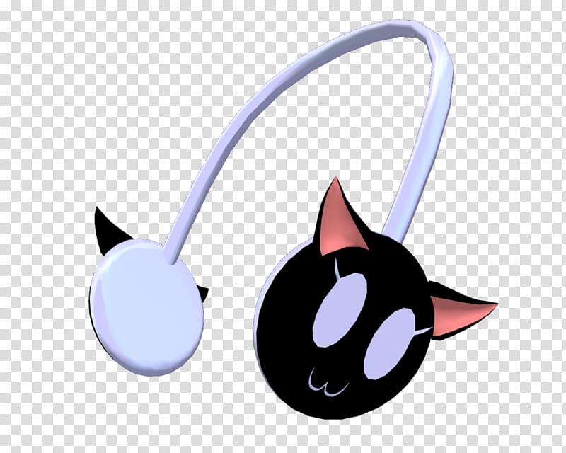 Headphones Cat Audio Headset, maneki neko transparent background PNG clipart