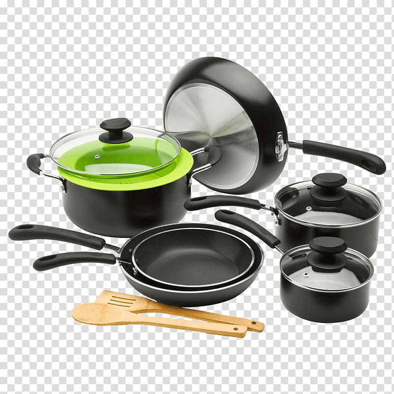Non-stick surface Cookware Frying pan Lid Kitchen utensil, frying pan transparent background PNG clipart