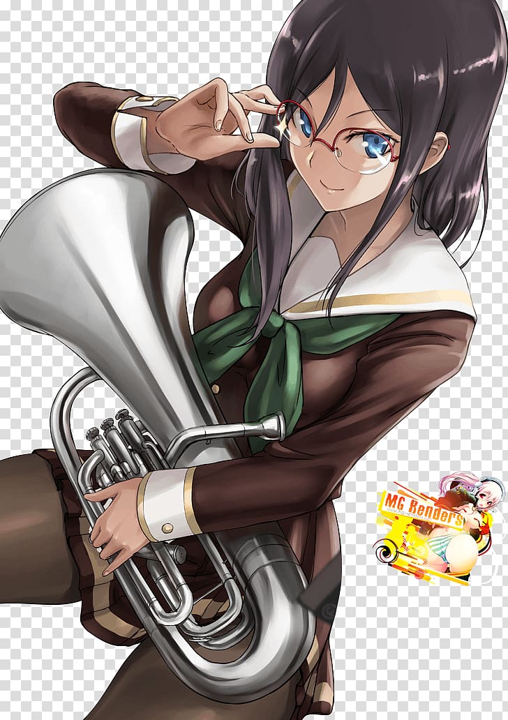 Sound! Euphonium Anime Rendering Kyoto Animation, Anime transparent background PNG clipart