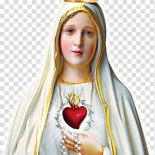 Immaculate Heart of Mary Our Lady of Fátima Veneration of Mary in the Catholic Church, Mary transparent background PNG clipart