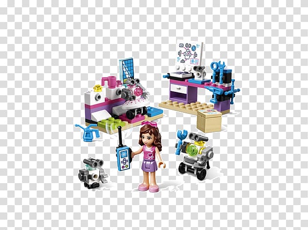 LEGO 41307 Friends Olivia's Creative Lab Construction set Toy LEGO Friends, toy transparent background PNG clipart