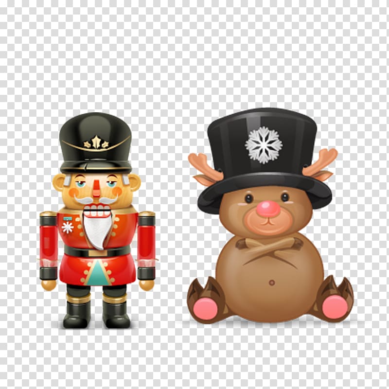 Santa Claus Christmas and holiday season Icon, One Piece cartoon cute British soldiers transparent background PNG clipart