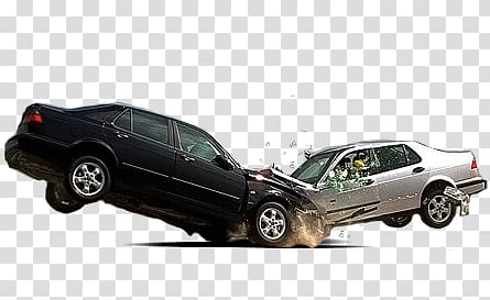 two car collision accident transparent background PNG clipart