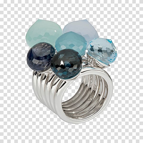 Gemstone Ring Jewellery Silver Aquamarine, gemstone transparent background PNG clipart