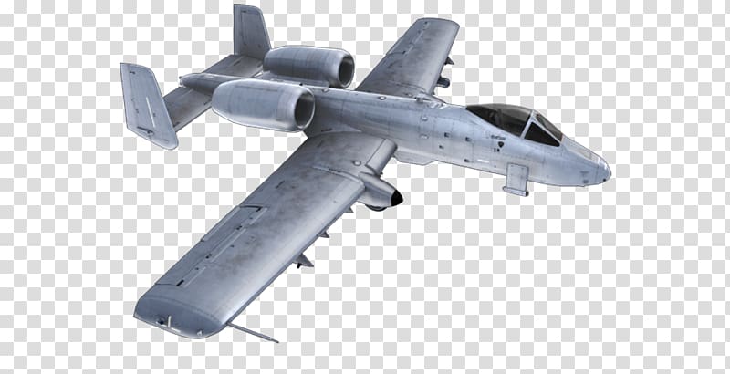 Fairchild Republic A-10 Thunderbolt II Attack aircraft Airplane Fairchild Aircraft, aircraft transparent background PNG clipart