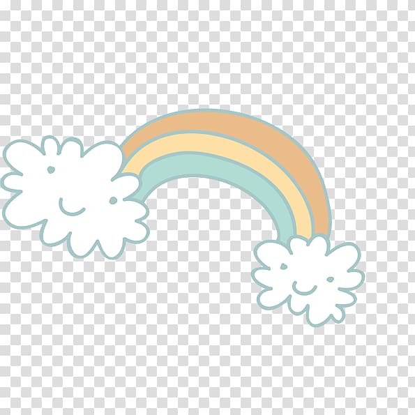 Rainbow Sky Cartoon, rainbow transparent background PNG clipart