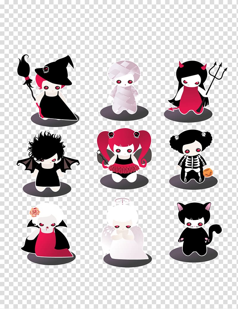 Ghostimps Halloween Animation, Halloween figures transparent background PNG clipart