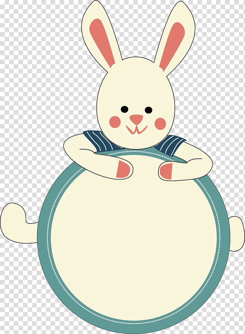 Moon rabbit Easter Bunny , rabbit transparent background PNG clipart