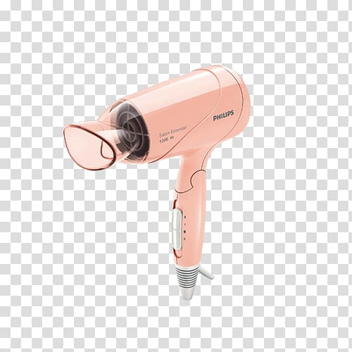 Comb Philips Beauty Parlour Safety razor Negative air ionization therapy, Pink hair dryer transparent background PNG clipart
